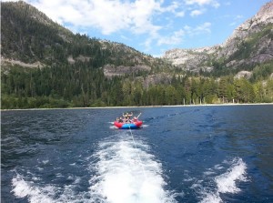 TahoeJetBoats Emerald Bay Wake Tubing