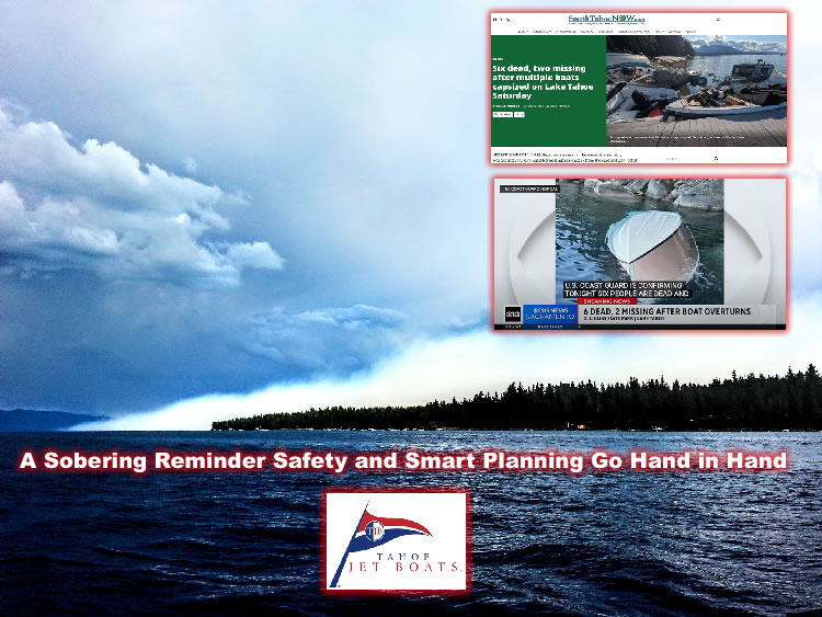 At Tahoe Jet Boats, safety isn’t just a guideline—it’s the foundation of everything we do.