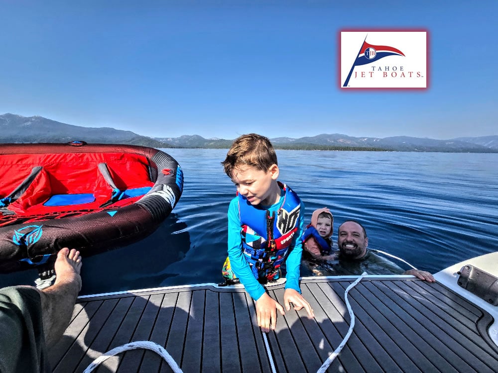 Tahoe Jet Boats | Family-Friendly Swim Platform — Safe, Spacious, and Perfect for Easy Lake Access